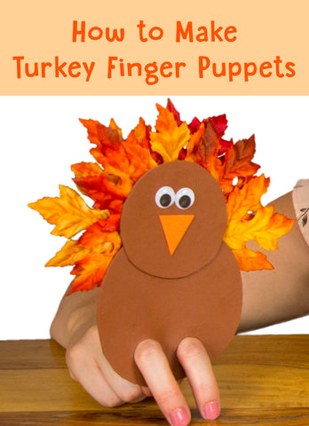 Turkery Crafts | Thanksgiving Crafts | Crafts for Kids | Finger Puppets | Puppets