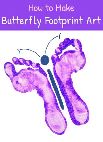 Butterfly Crafts | Crafts for Kids | Footprint Art 