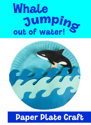 Paper Plate Crafts | Whale Crafts | Ocean Crafts | Arts and Crafts for Kids