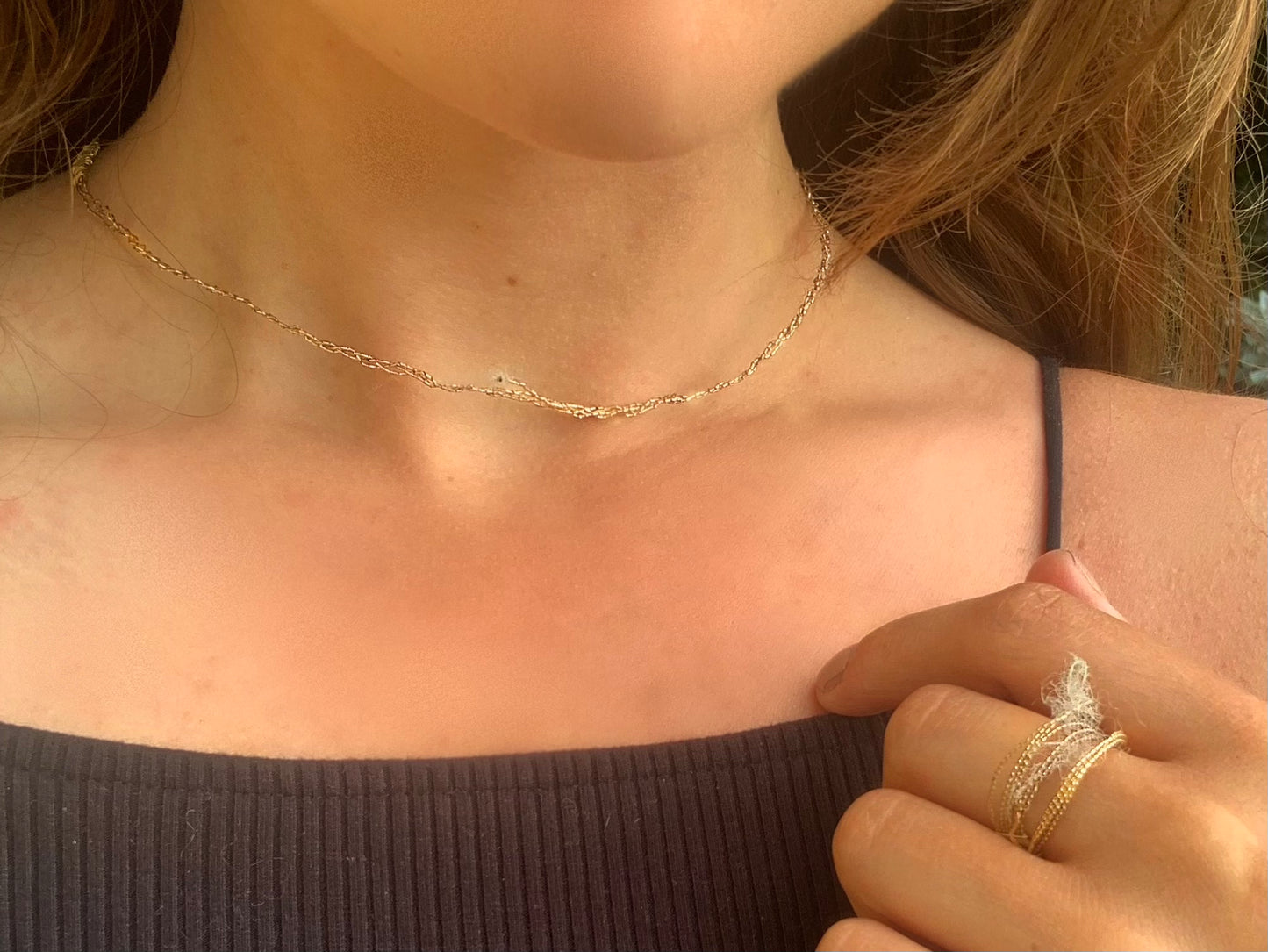 Twisted Band Necklace