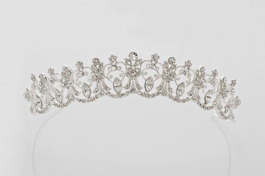 Anja White Holy Communion Tiara Veil