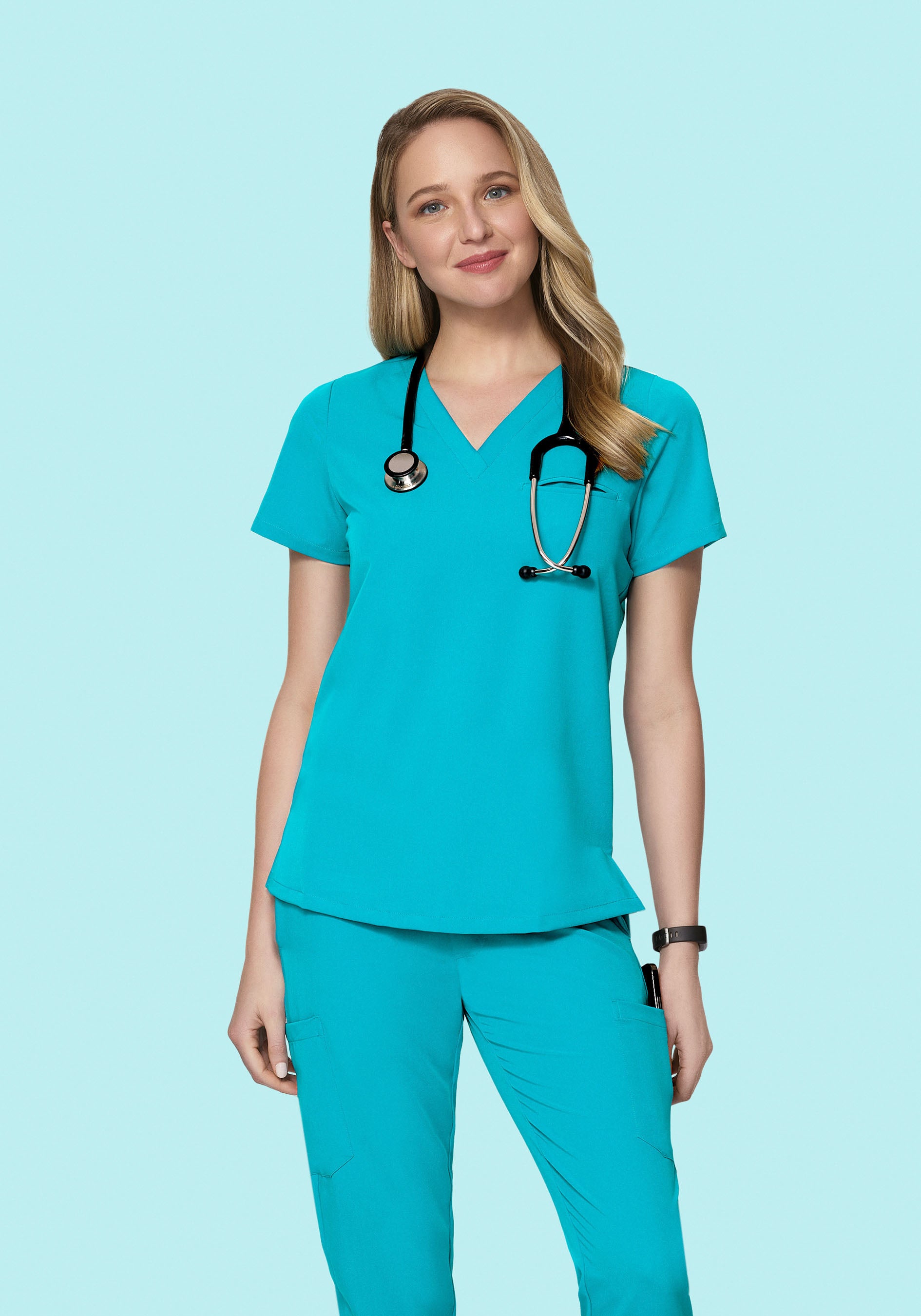 Teal Scrubs Mandala Scrubs