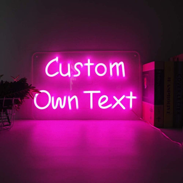 Personalizable Customizable Neon Sign Light Lamp Wall Decor 