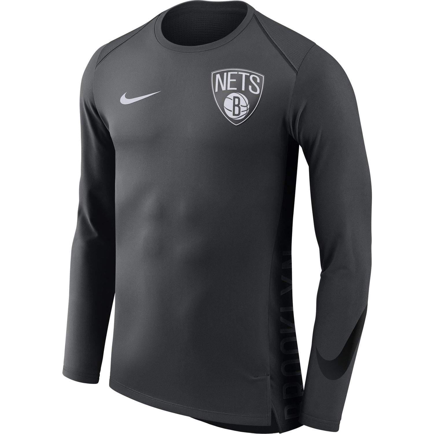 brooklyn nets long sleeve nike