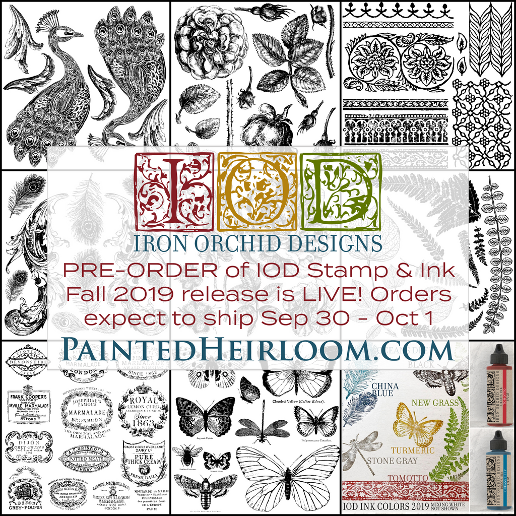 IOD Stamp and Ink Pre-Sale and Pre-Order for IOD Fall Release @ The Painted Heirloom