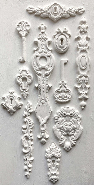 IOD Lock and Key Mould by Iron Orchid Designs Fall 2019 Release