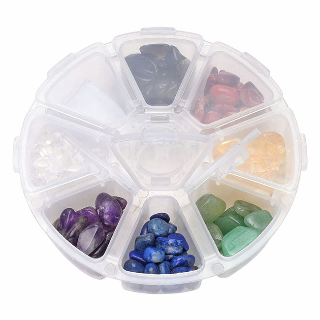7 Chakra Healing Crystal Grid Kit | Jovivi