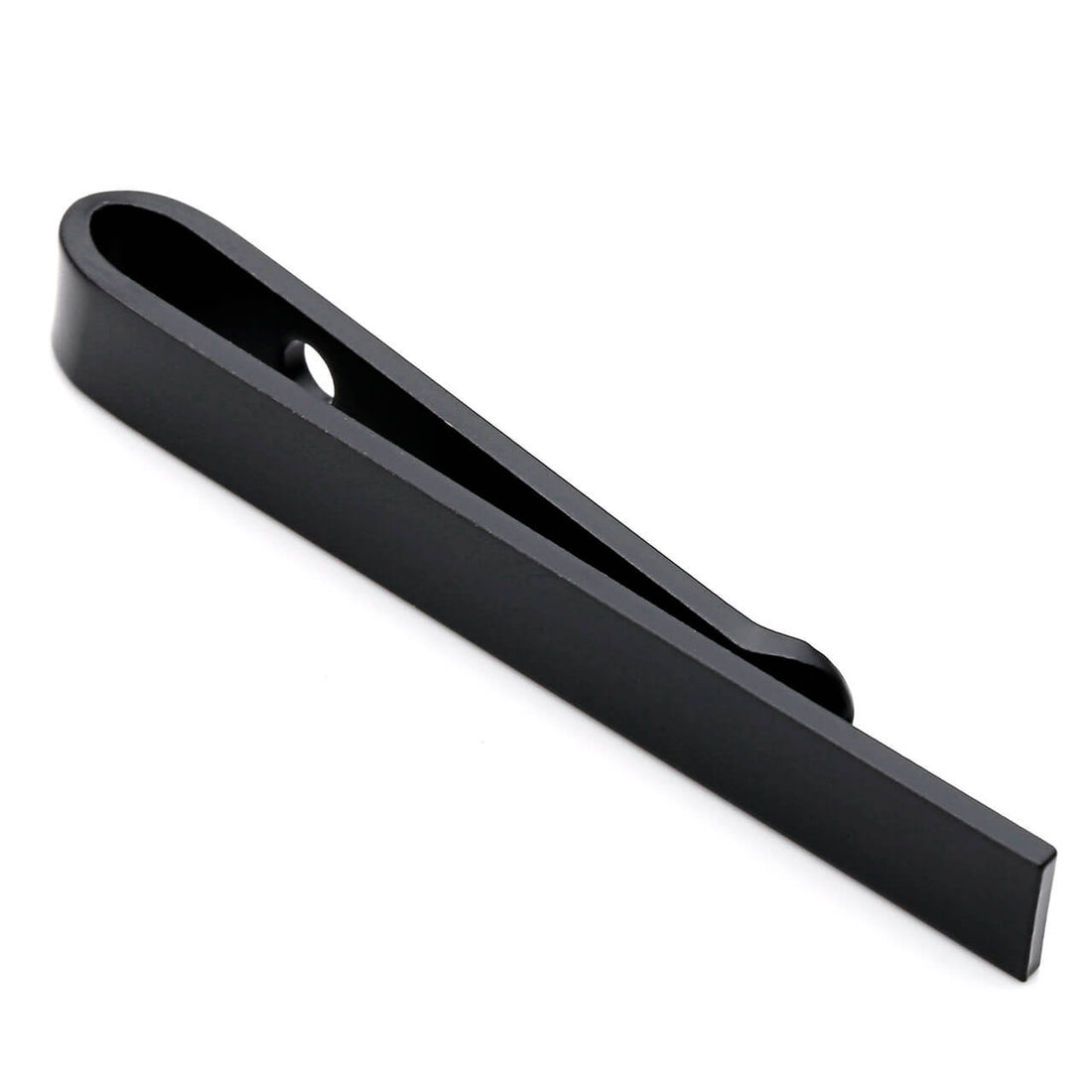 Personalized Custom Stainless Steel Mens Thin Mirror Tie Bar Clip | Jovivi - Jovivi