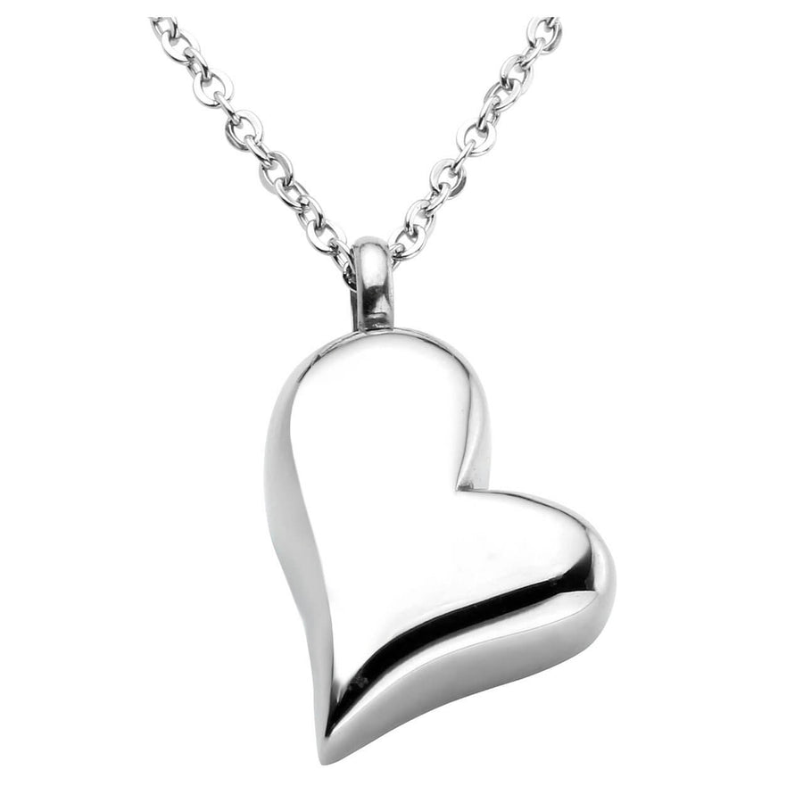 jovivi heart shape urn ashes necklace for memorial jewelry