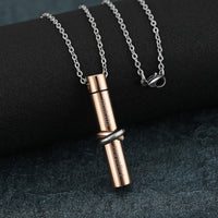 jovivi gold infinity love cylinder stainless steel pendant necklace for ashes, jng052302