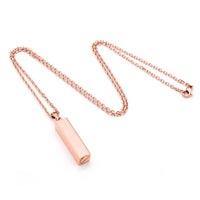 Jovivi stainless steel cremation tubes necklace for ashes forever necklace