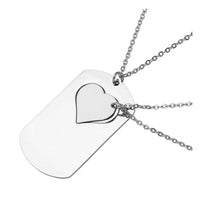 jovivi customize dog tag puzzle pendant necklace for women, jng055301