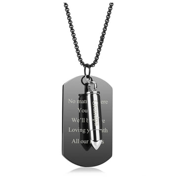 jovivi personalized dog tag pendant necklace for ashes, jng064304