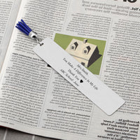 Jovivi personalized message bookmark custom stainless steel bookmark 