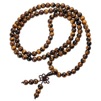 Jovivi 108 Tibetan Buddhist Mala Bracelet Necklace Prayer Beaded for yoga Meditation, jnw001001, front side