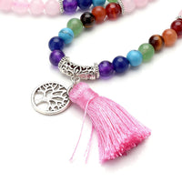 jovivi Unisex 108 prayer beads Tibetan Buddha Buddhist Mala bracelet necklace for yoga meditation
