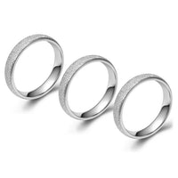 Frosted Ring 4mm | Jovivi