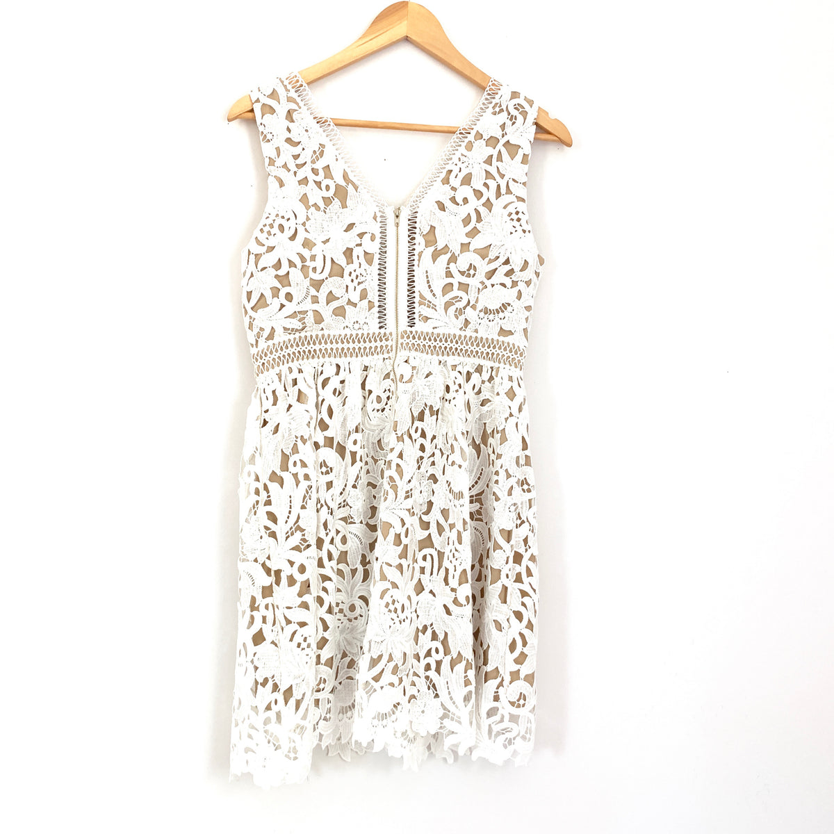 new look white lace dress