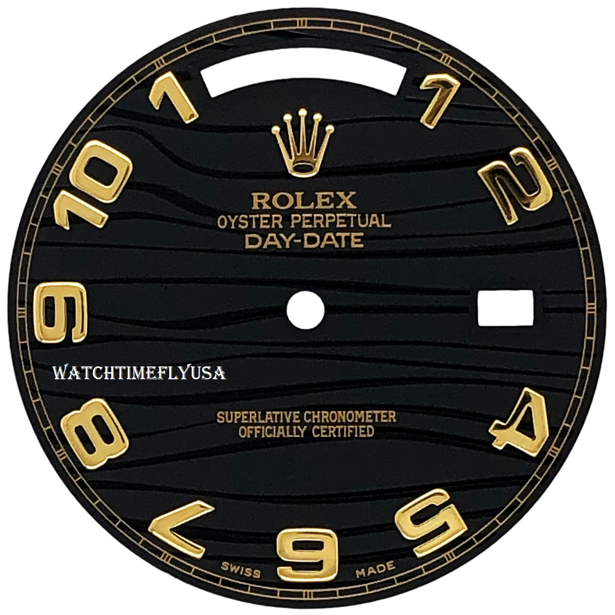 rolex day date wave dial