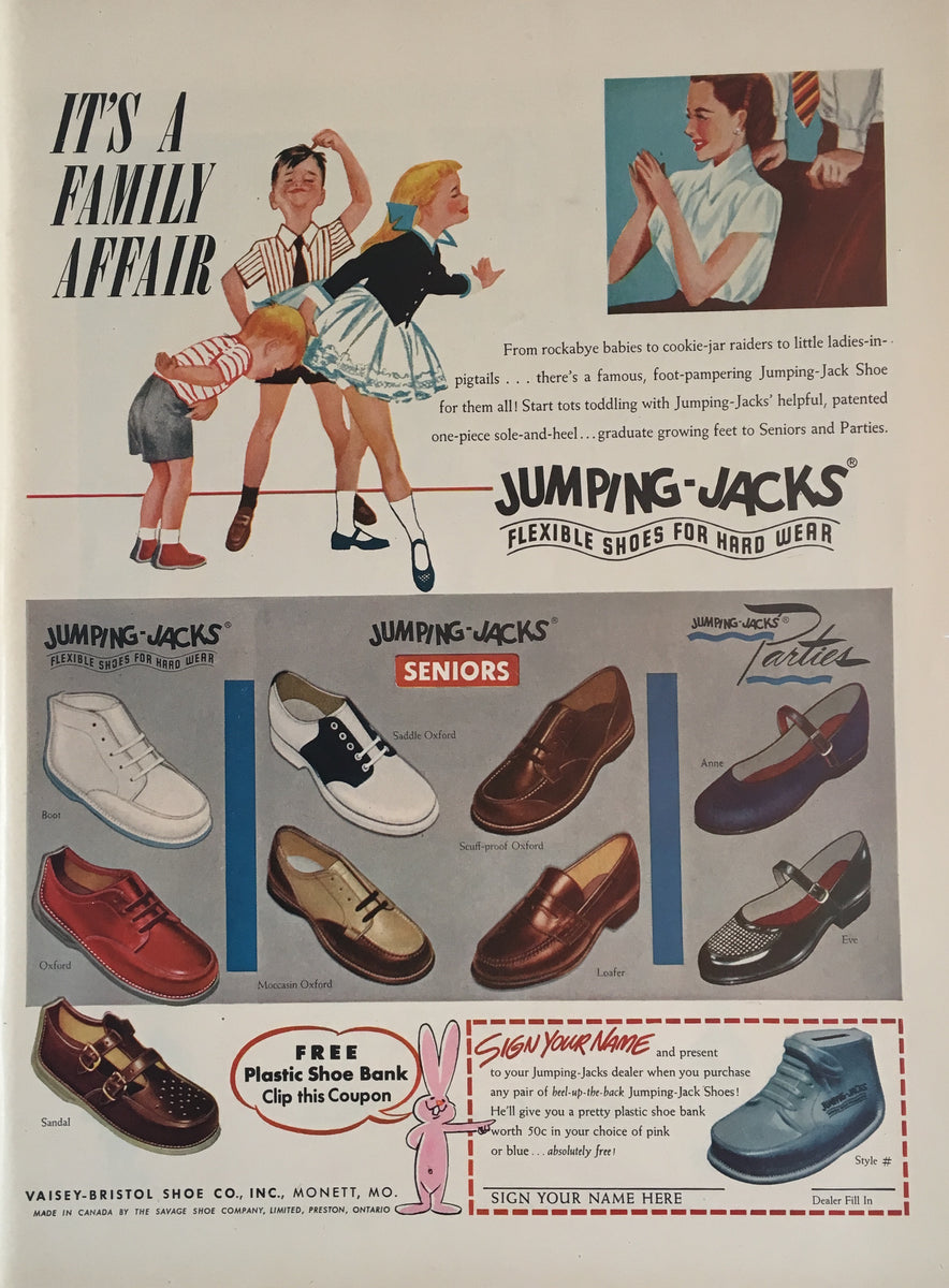 Vintage Jumping Jacks Children's Shoes 