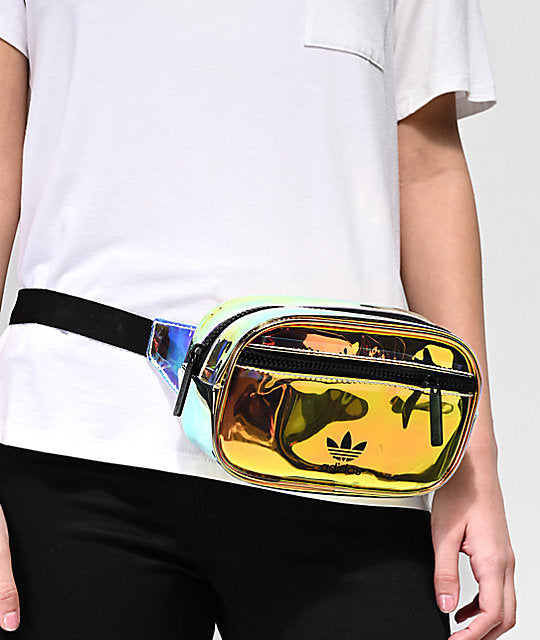 adidas originals iridescent belt bag