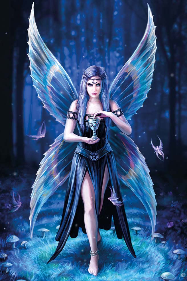 GOTHIC FAIRY FRIDGE MAGNET BY ANNE STOKES 