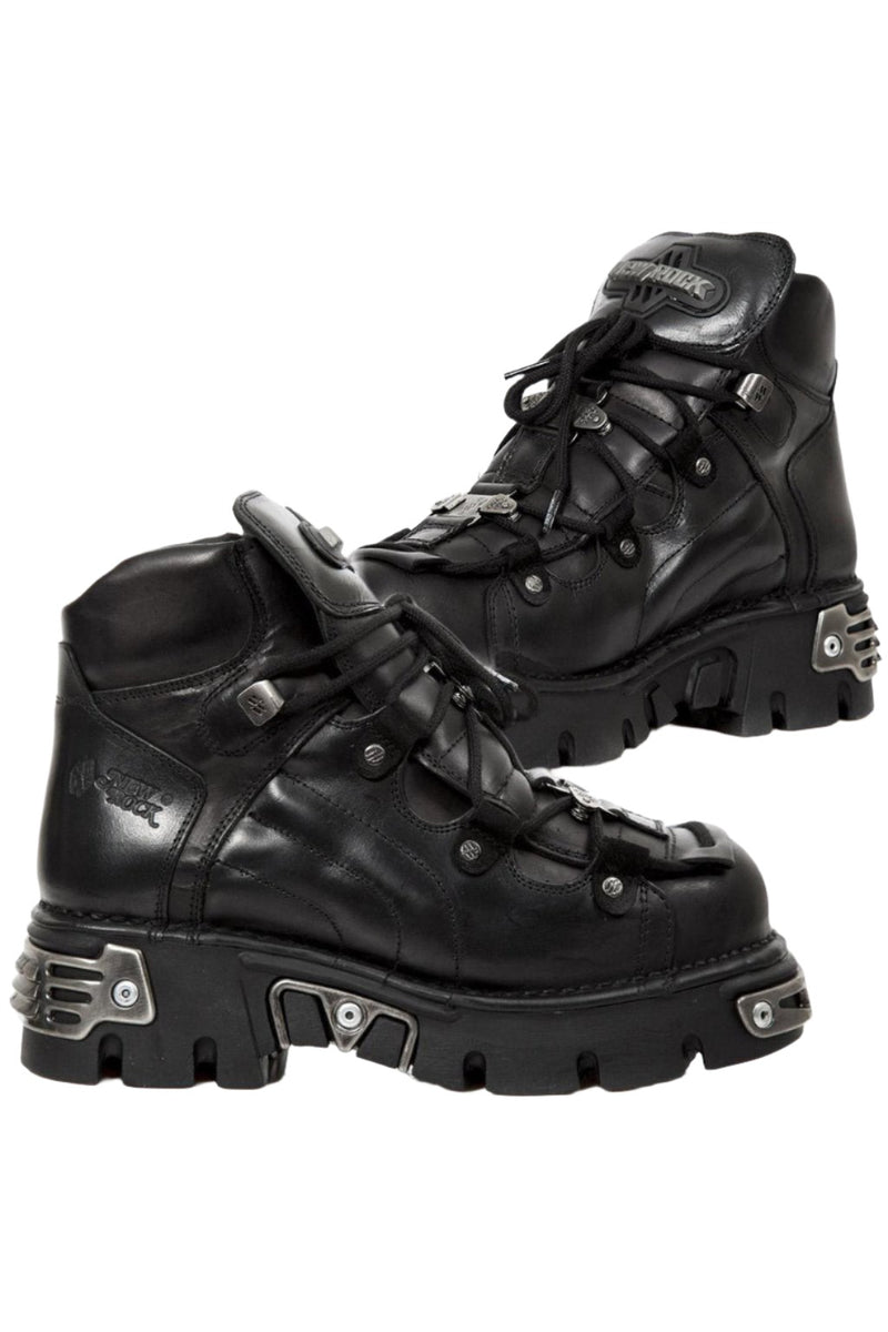 new rock black boots