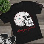 Joe Local "Stand Your Ground" Skull Men's Tri-Blend Crew Tee