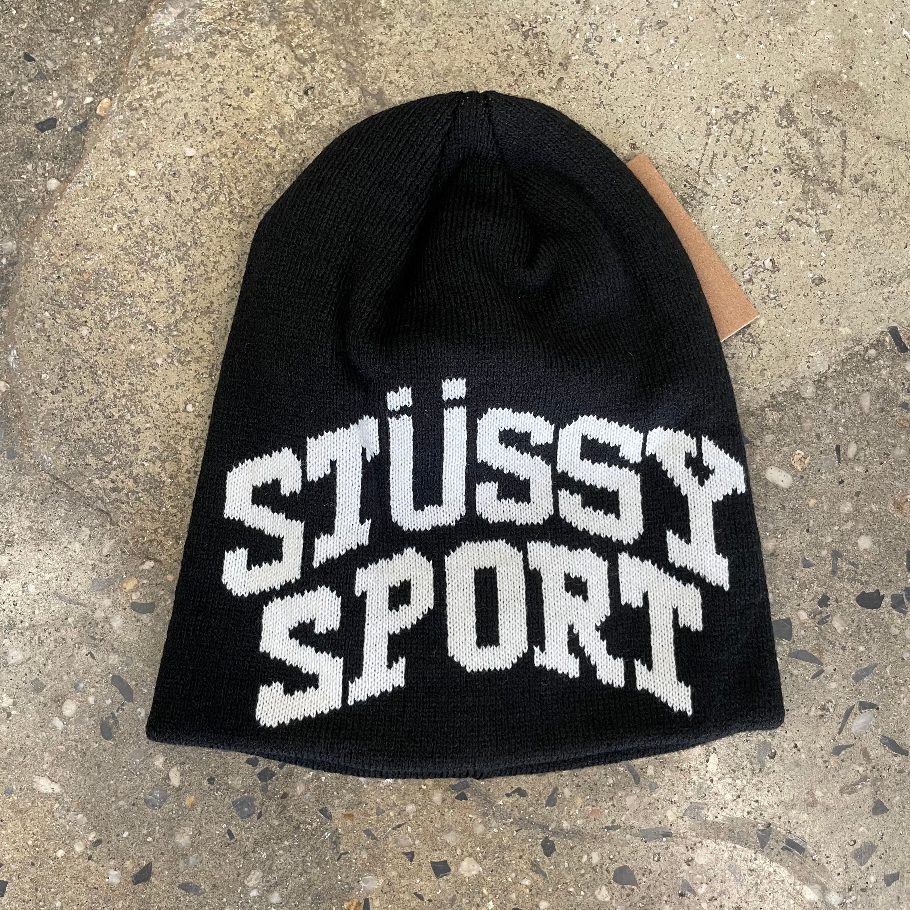 STUSSY SPORT JACQUARD SKULLCAP BEANIE - ニットキャップ