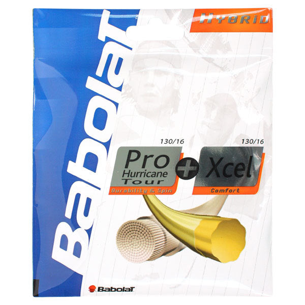 Allergie kloof Muf Babolat Pro Hurricane Tour 16 and Xcel 16g Strings – Tennis Inc