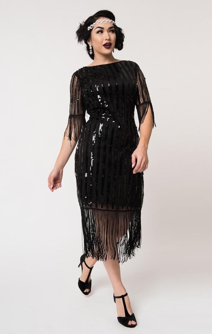 modest flapper dress