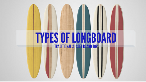 Types of surf long boards that you can find online