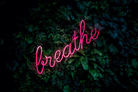 Breath Neon Sign n nature