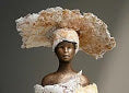 Hat made from Powertex Ivory, Stone Art and color pigments - Powertexcreations