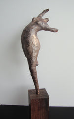 Joy- sculpture in Powertex Bronze and Stone Art - Regine Dossche