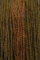 Yarn dyed in Phaeolus Schweinitzii, with iron mordant
