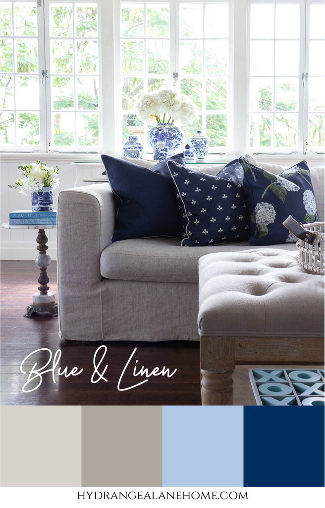 Blue and Linen Colour Scheme