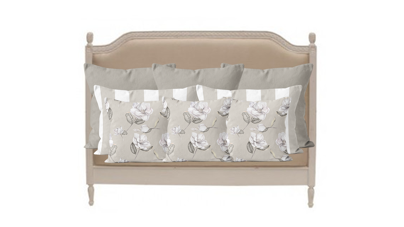 Cushion Arrangement King Bed