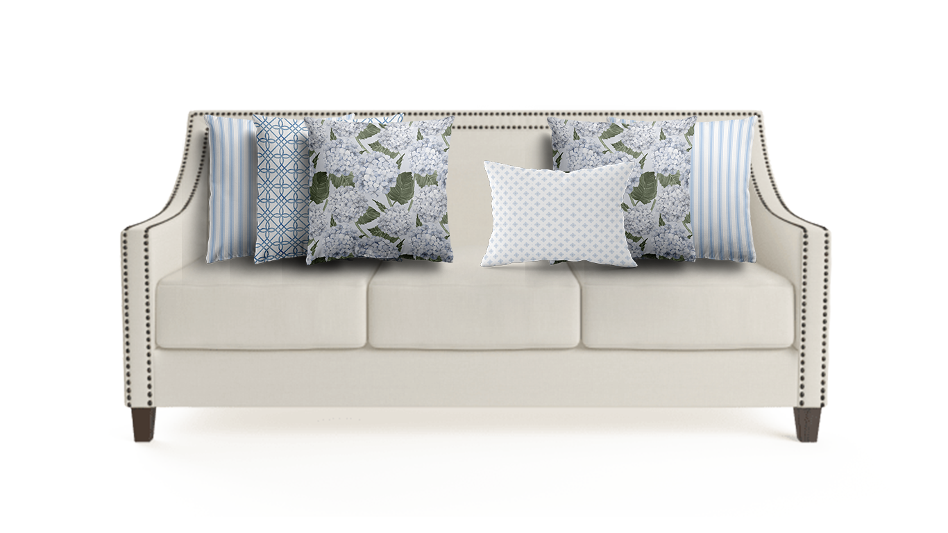 Cushion Arrangement Sofa