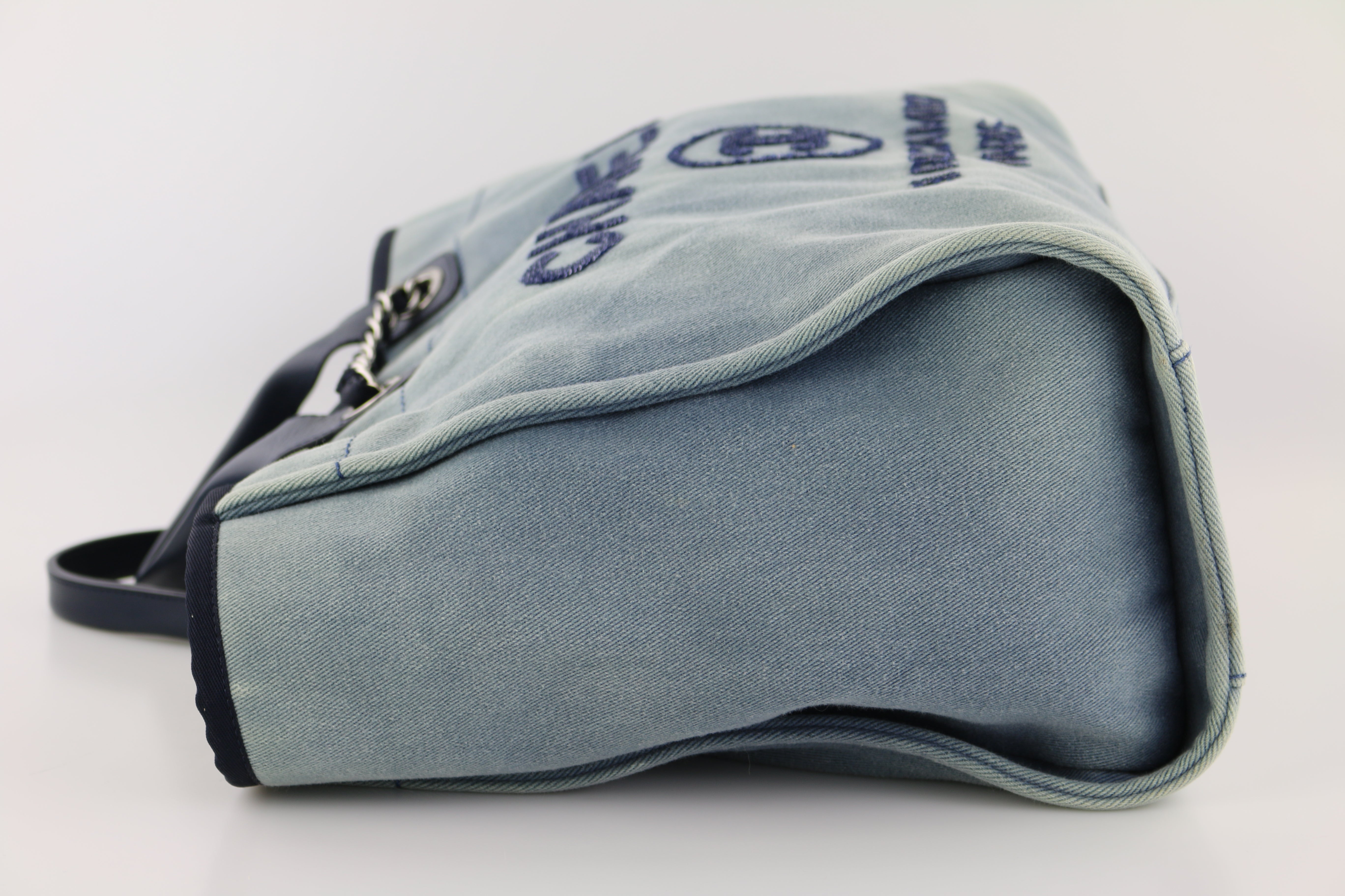 Blue Denim/Sequin Large Deauville