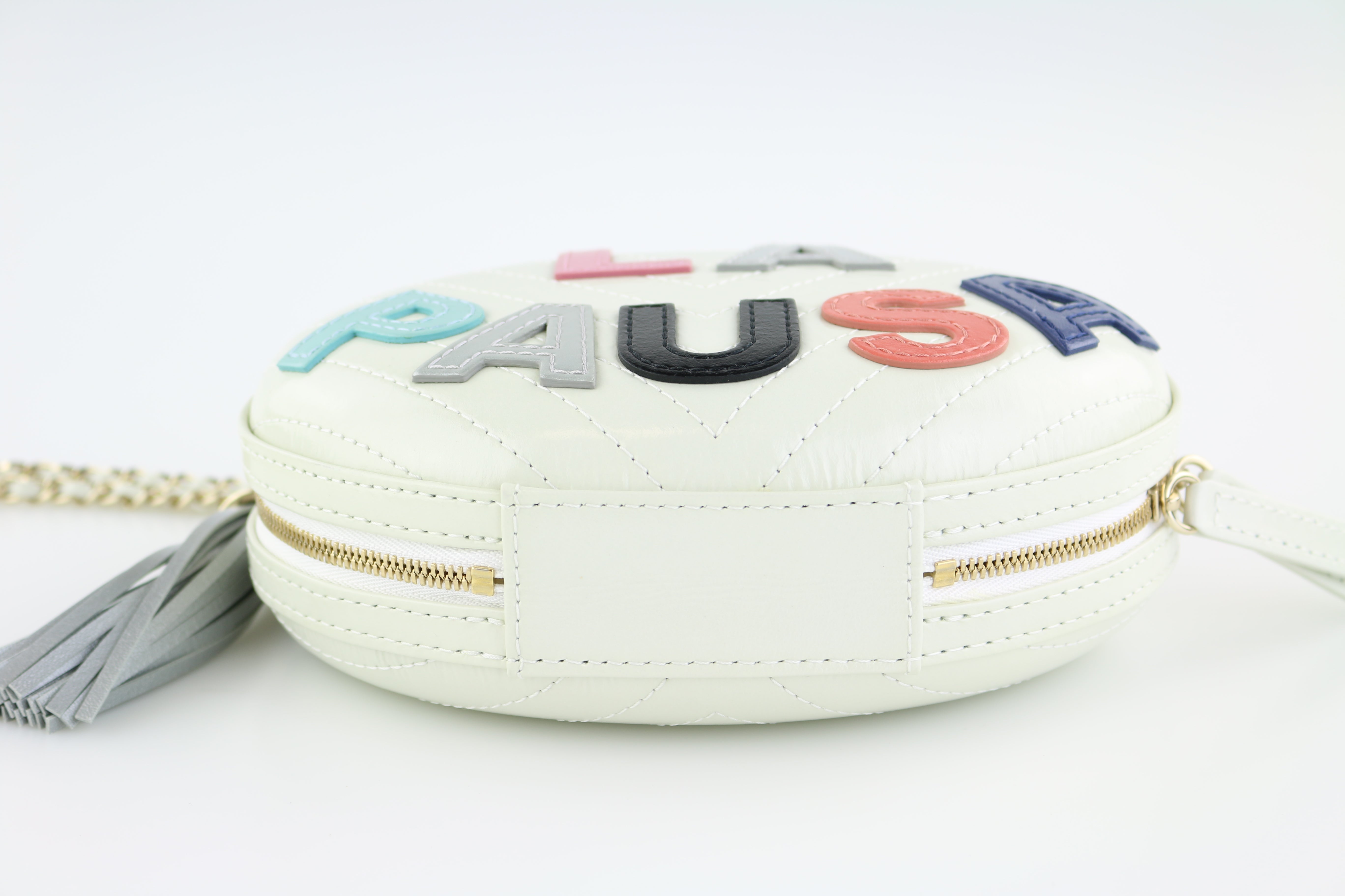 Embroidered 'La Pausa' Evening Bag