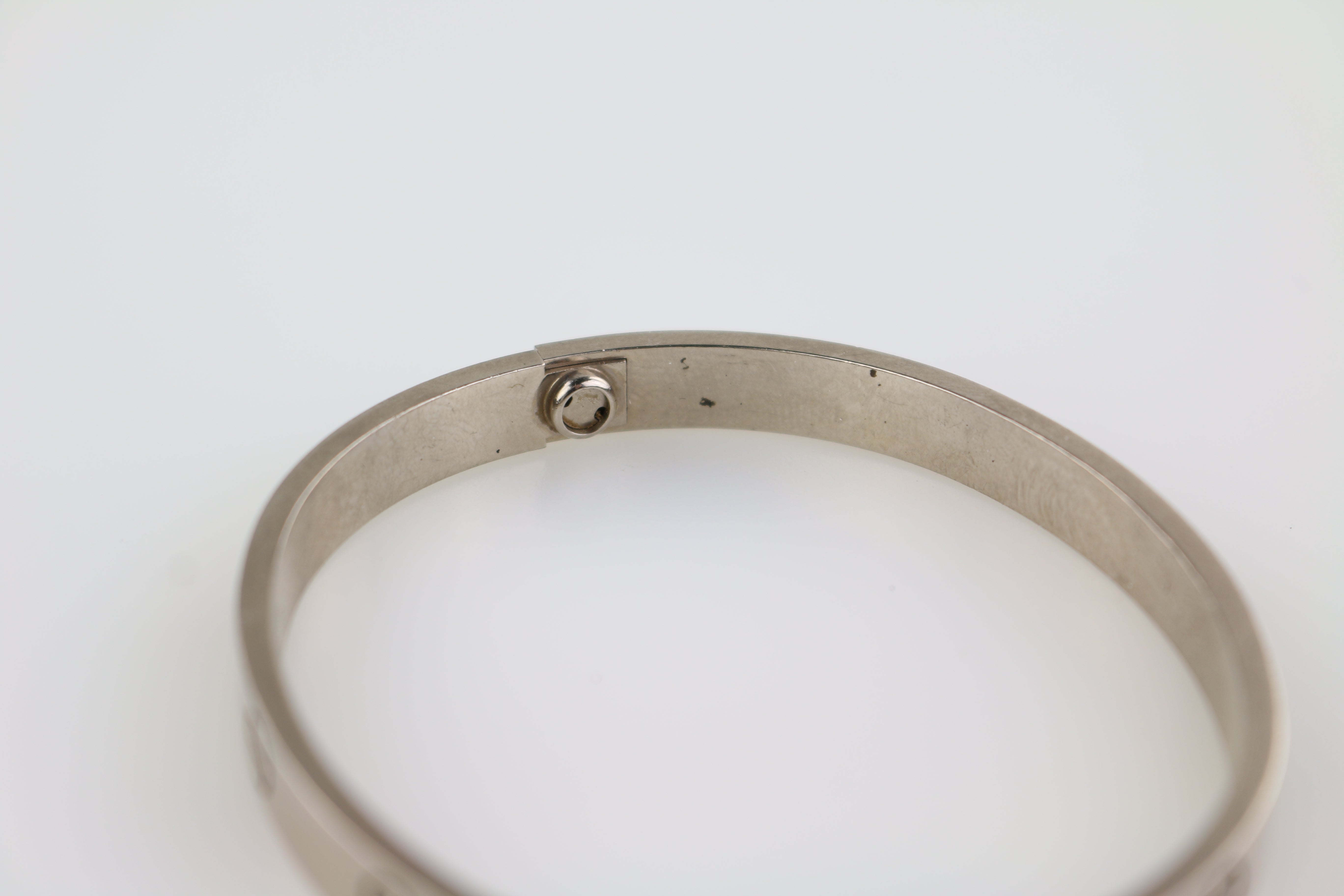 White Gold Love Bracelet
