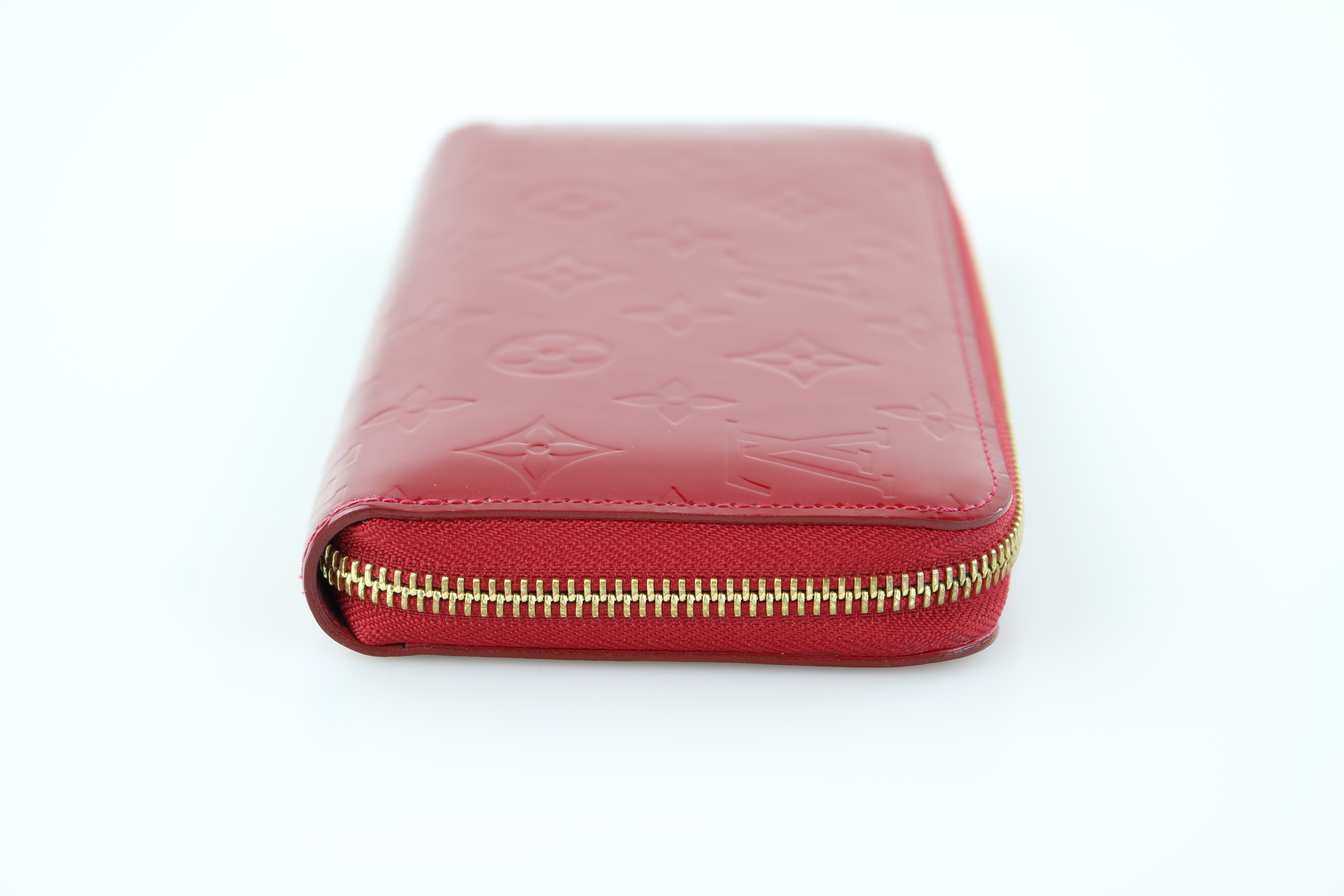 Red Vernis Zippy Wallet