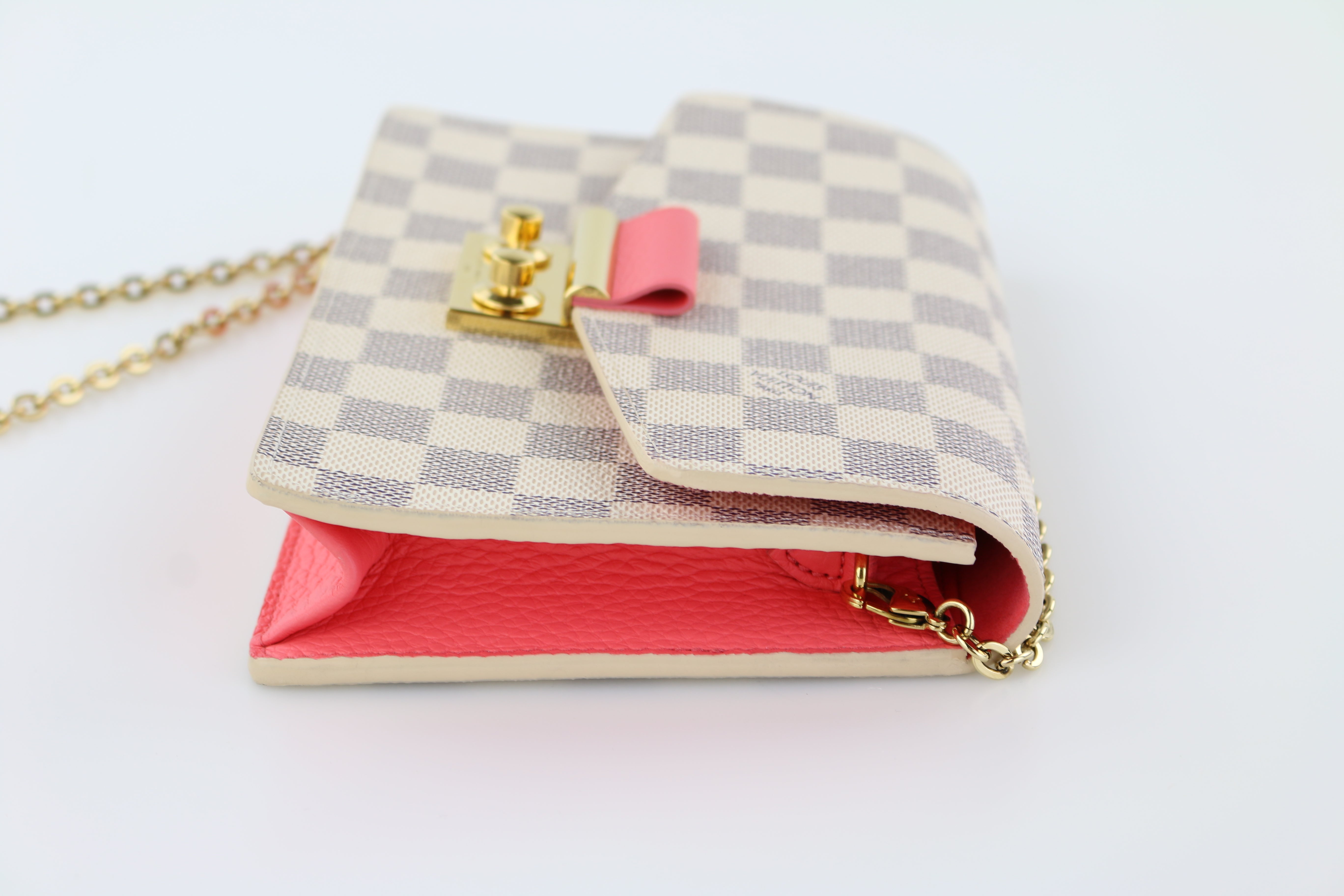 Damier Azur Croisette Chain Wallet