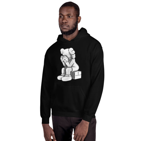 kaws grey hoodie