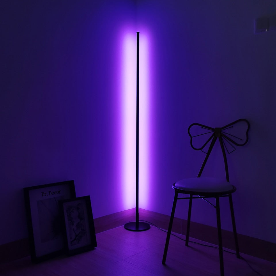 Modern LED RGB Floor Lamp Colorful Decorative Standing Floor Light