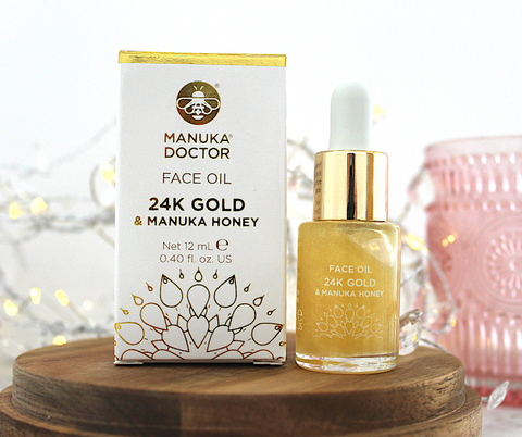 24K Gold & Manuka Honey Facial Oil
