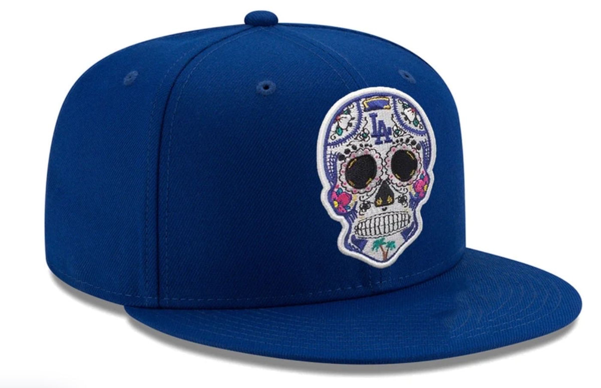 Los Angeles Rams Dia Los Muertos Sugar Skull Baseball New Era Hat