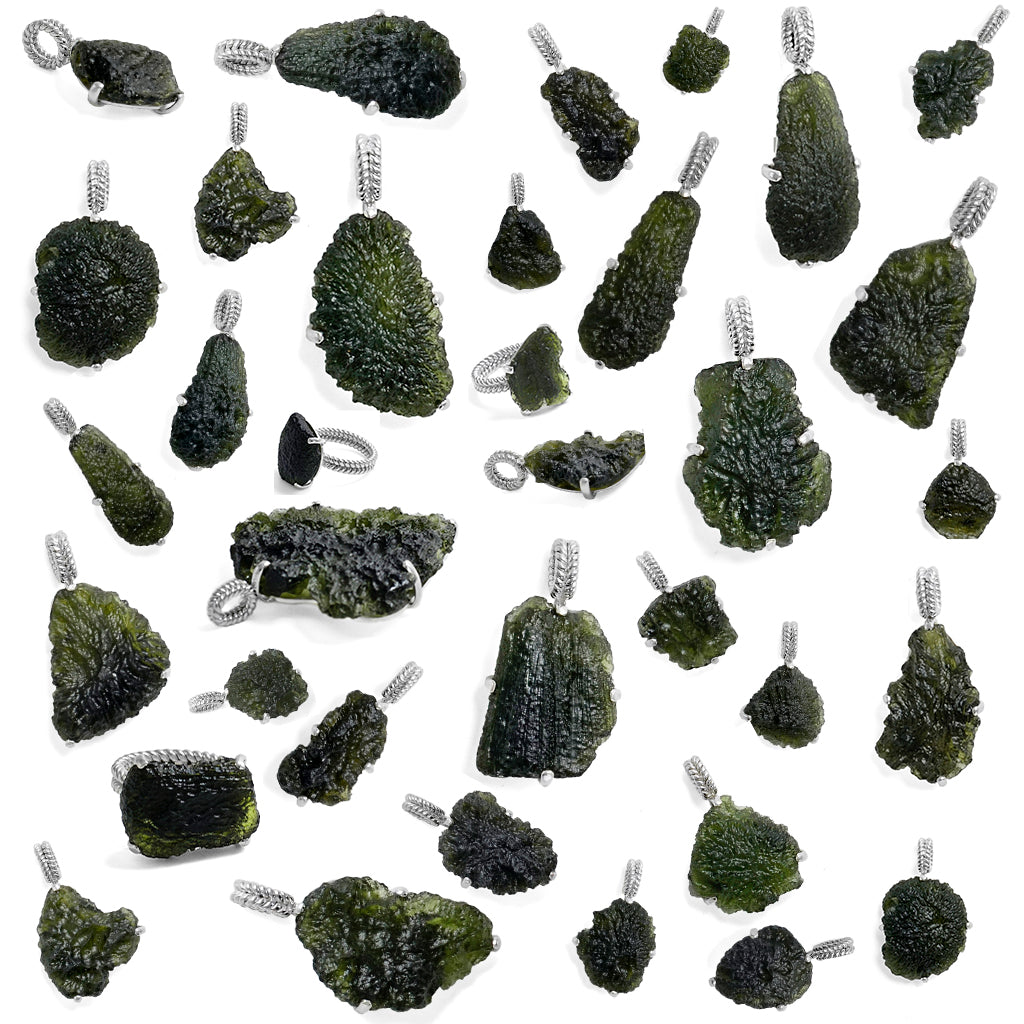 raw genuine czech moldavite ioola