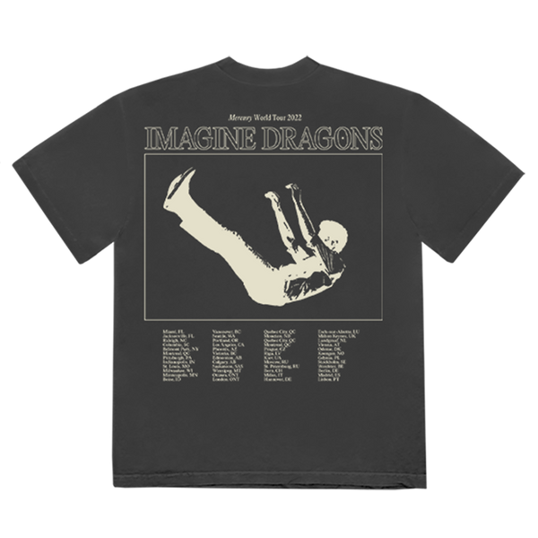 Mercury World Tour Dateback TShirt Imagine Dragons Official Store